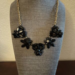 Black and Gold Statement Necklace
